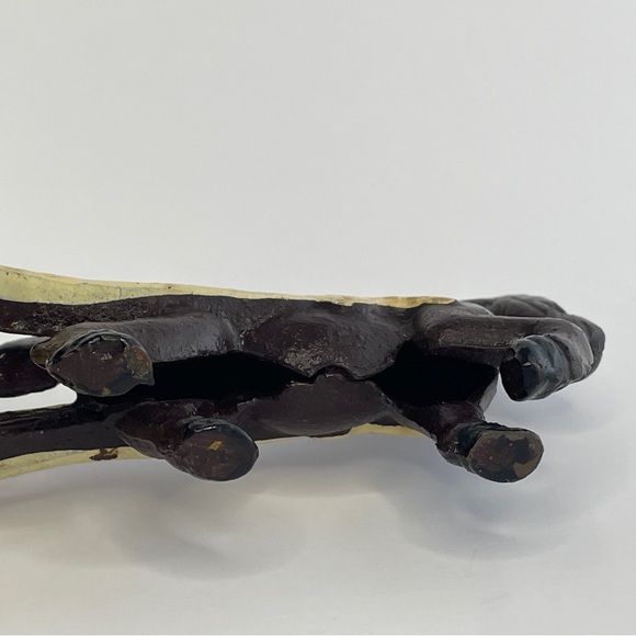 Vintage Cast Iron Horse Drawn Ice Delivery Carriage Wagon, Toy 7"L x 3"H - Picture 8 of 11